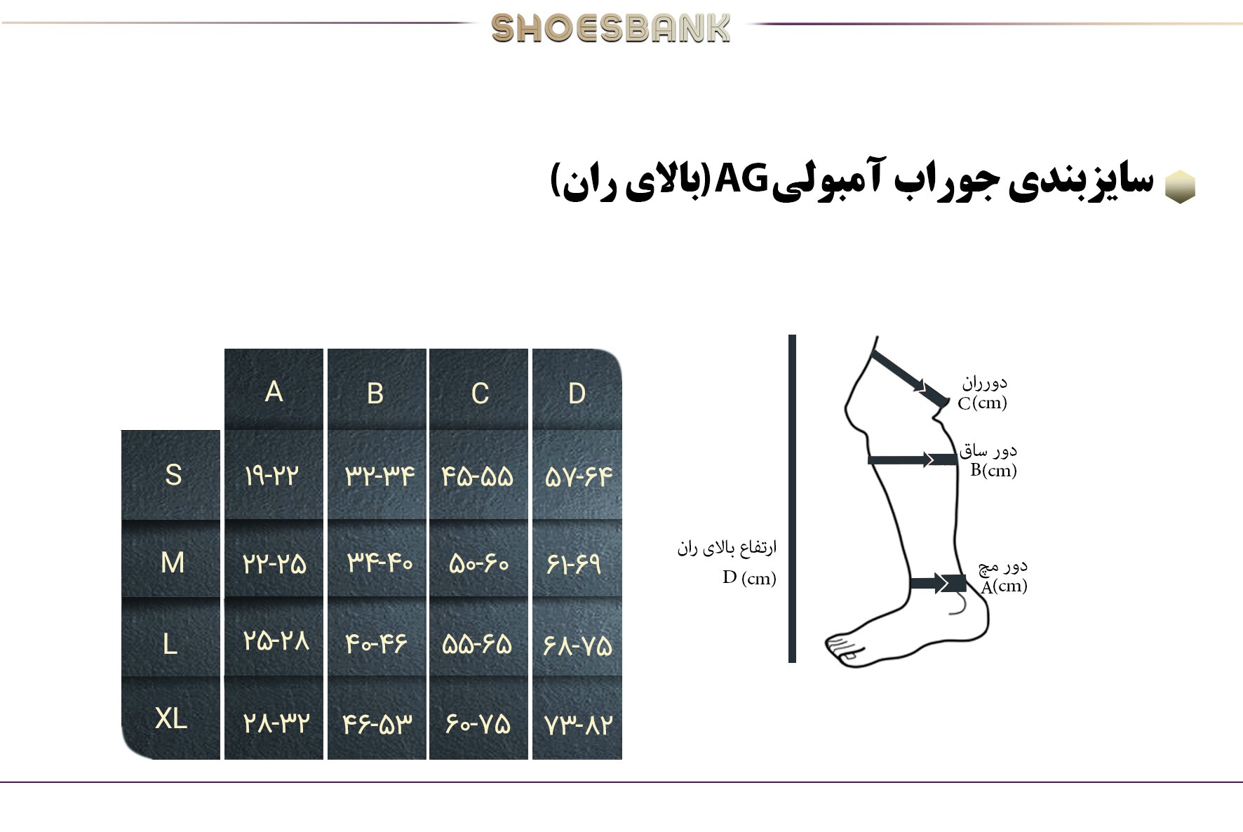 راهنمای سایز